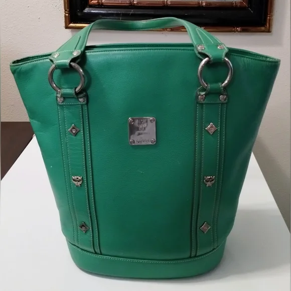 MCM Studded Shoulder Bag - Picture 3 of 12